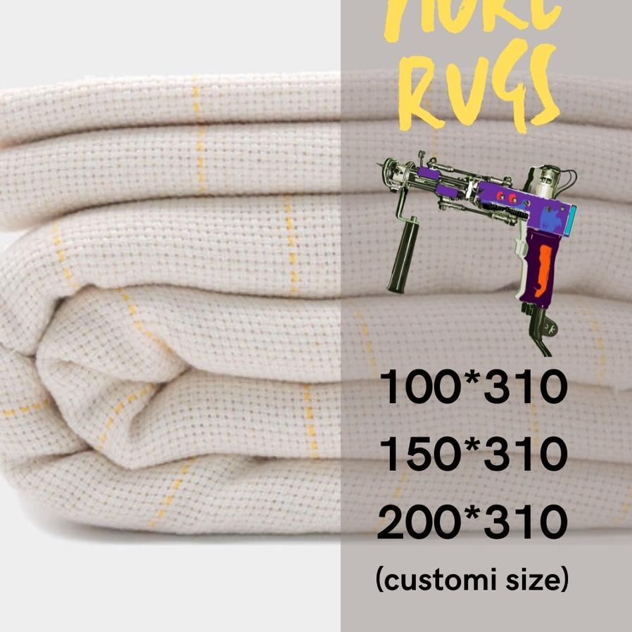 ✺  Monks Cloth / Cotton Tufting Fabric cloth Grade A ☂