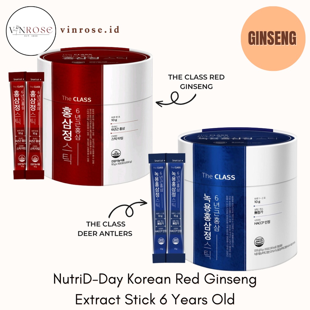 

[10 sachet] NutriD-Day The Class Korean Red Ginseng & Deer Antlers Extract 6 Years Old Korea