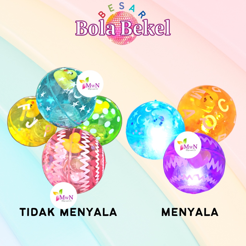 MWN Bola Bekel - Bola Karet - Bola Pantul