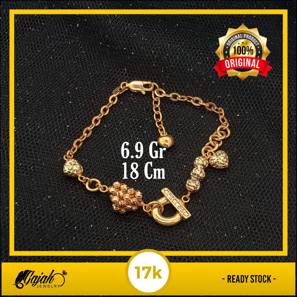 Gelang Emas 17K - 6.9 Gr Kadar 750 - 4494