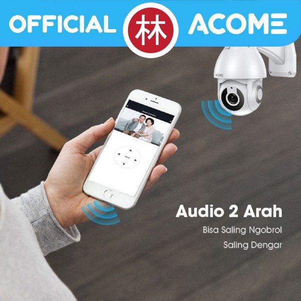 ACOME APC02 Smart CCTV Camera IP65 WIFI HD 1080P PTZ 3MP Kamera Luar