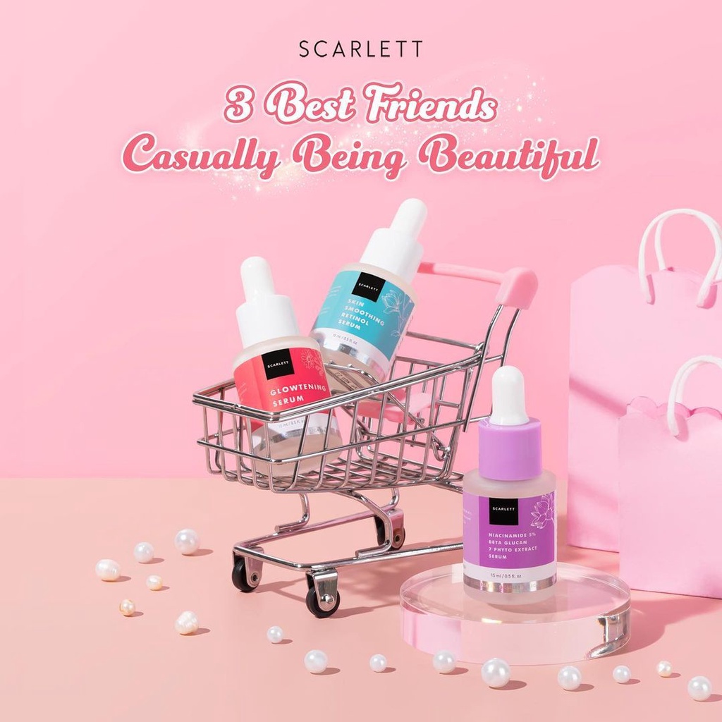 Scarlett Whitening Serum / Cream / Facial Wash / Masker