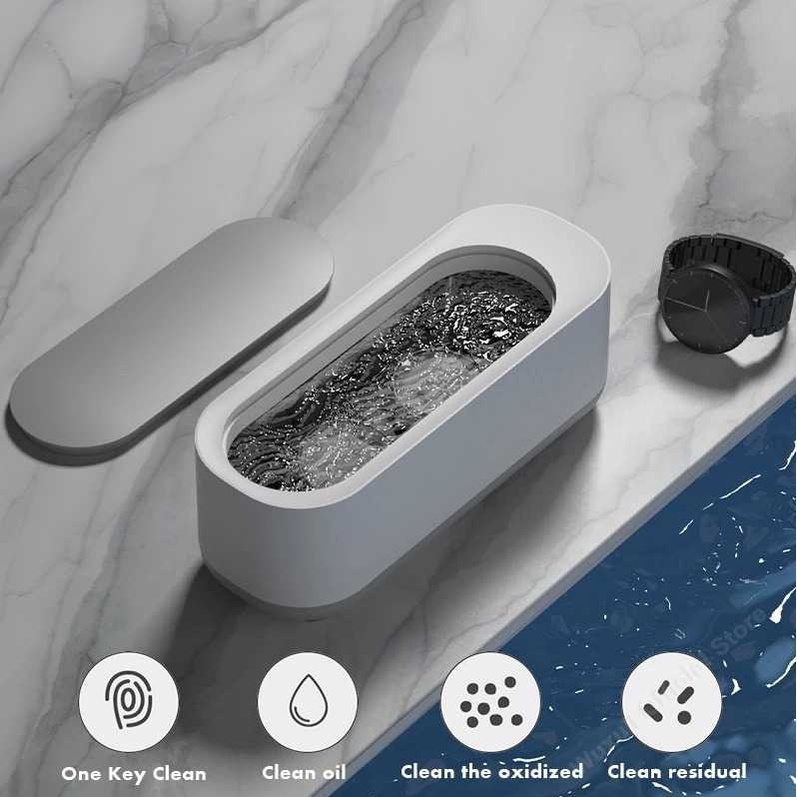 Mesin Pembersih Perhiasan Ultrasonic Smart Cleaner alat pembersih kacamata alat getar