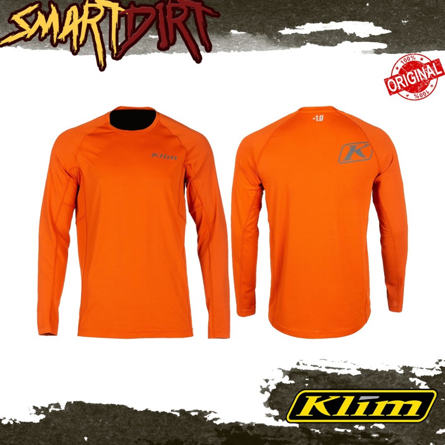 JERSEY KLIM AGGERESSOR 1.0 LONG SLEEVE POTTERS CLAY JERSEY KLIM ORI - M