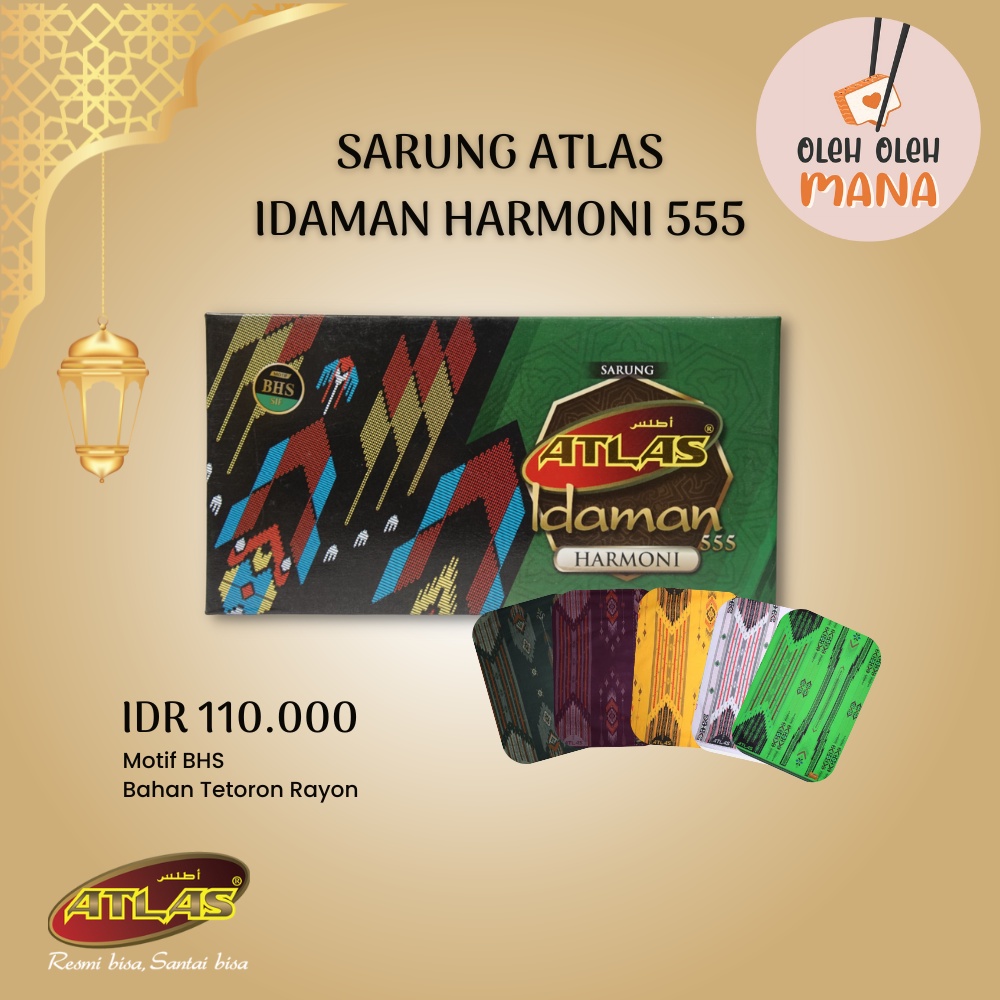Sarung Atlas Idaman Harmoni 555
