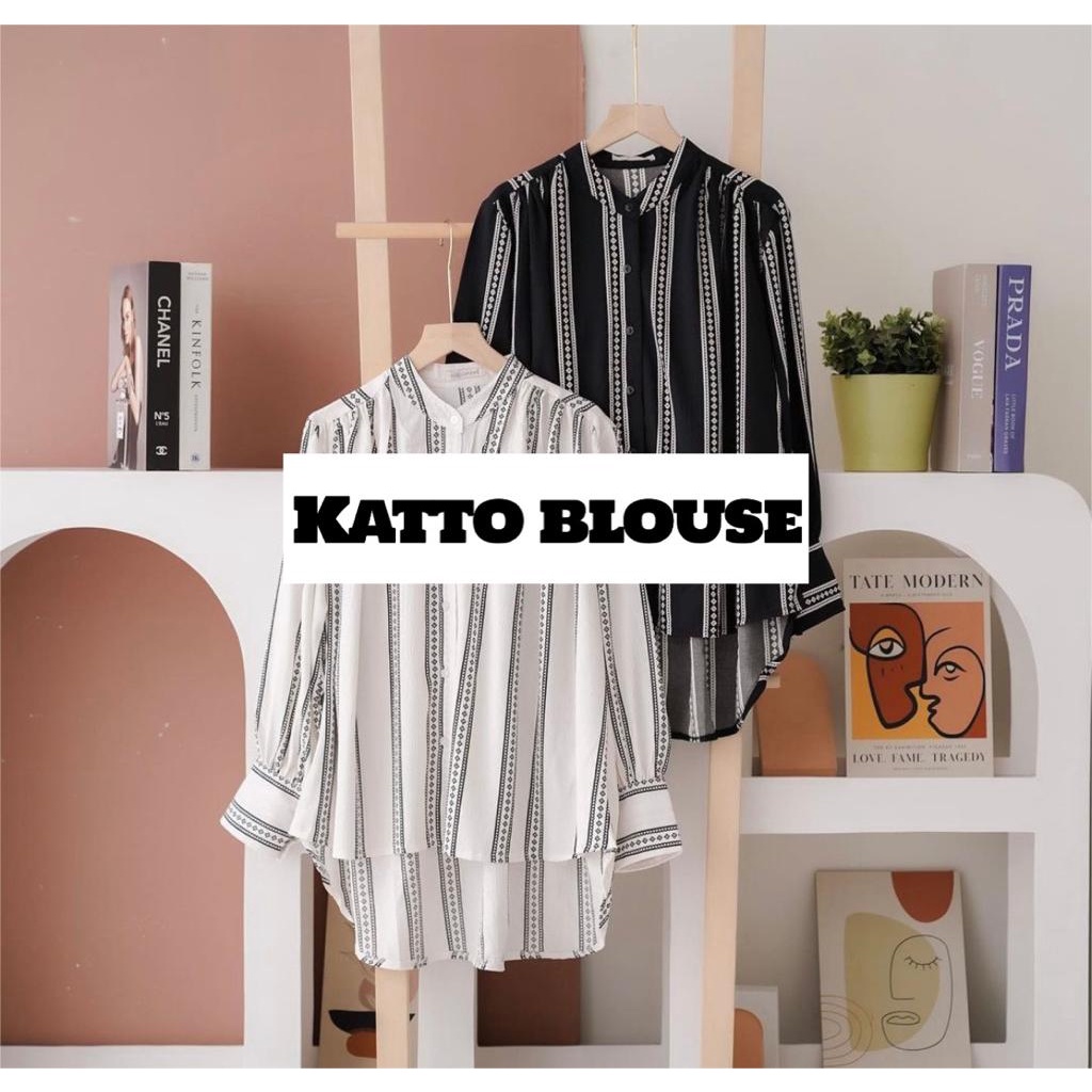 GFS KATTO BLOUSE OVERSIZE RAYON DIAMOND