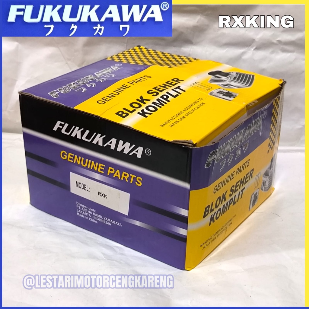 CYLINDER BLOK SEHER BORING PISTON KIT RXK RXKING RX KING FUKUKAWA