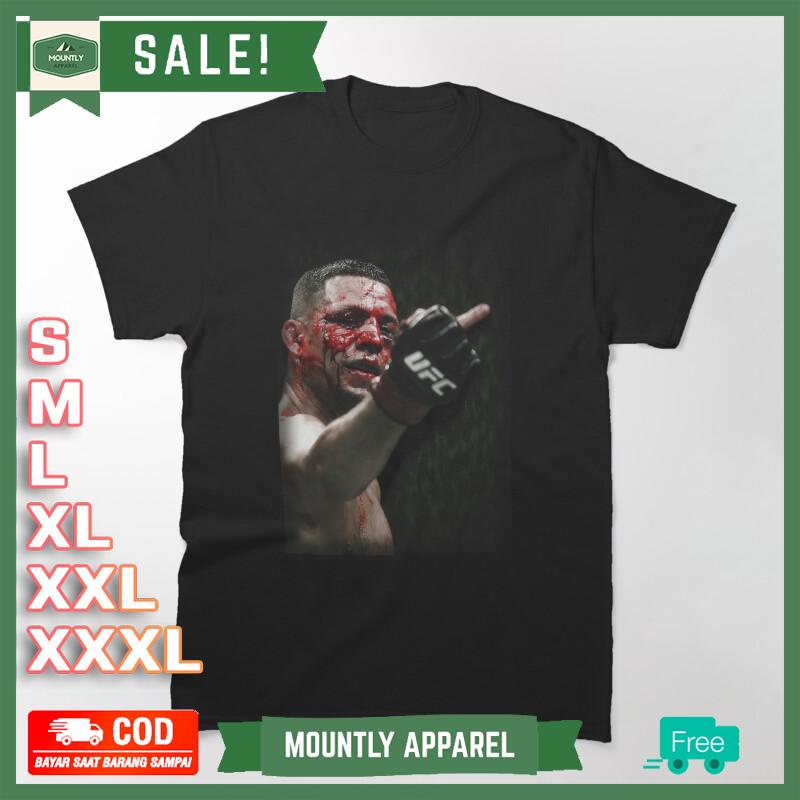 Kaos Nate Diaz Flip Finger UFC Nate Diaz Fighter Poster Nate Diaz 3401