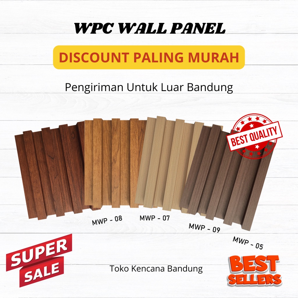 wpc wall panel modern interior dinding - pengiriman untuk luar Bandung