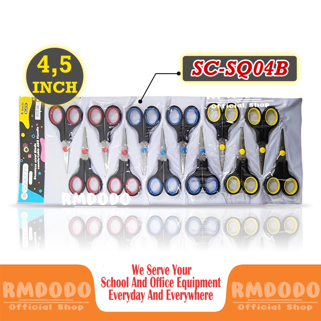 

Rmdodo - Gunting Kain Kertas Kantor Stainless Serbaguna / Gunting Anak Sekolah / Gunting Murah SC-SQ04