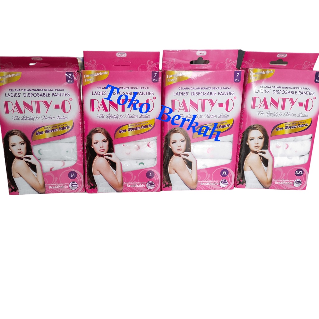 Celana dalam sekali pakai  PANTY-0  cewe dan Tor cowo 1 pak isi 7 asli original