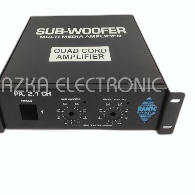 ➣ Box Power Amplifier Subwoofer 2.1 Channel ❋