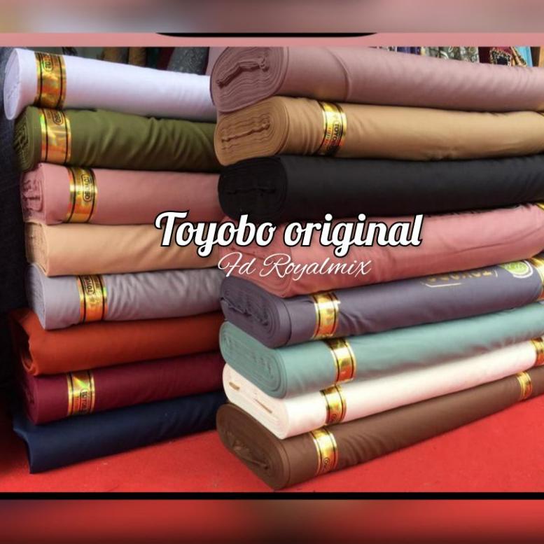 ✓ ( COD) Toyobo / Toyobo premium / Toyobo royal mix. / Katun hakus. katun jepang / bahan kemeja/ kai