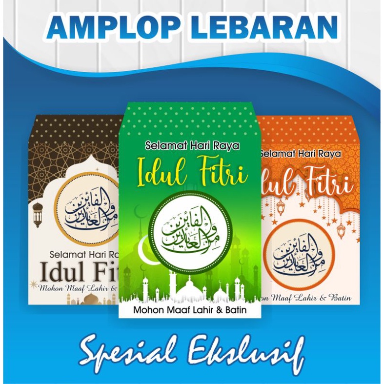 

(ISI 10 PCS) Amplop Lebaran Unik Murah Berkualitas / Amplop Lebaran Idul Fitri