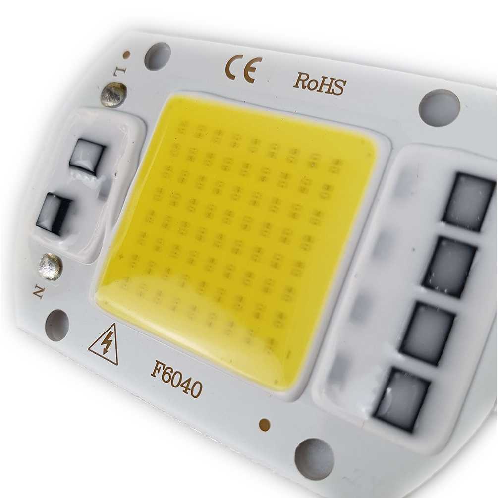 (BISA COD) FTIHSHP Arcomm Chip LED Lampu COB Floodlight Spotlight Cool Warm White 220V