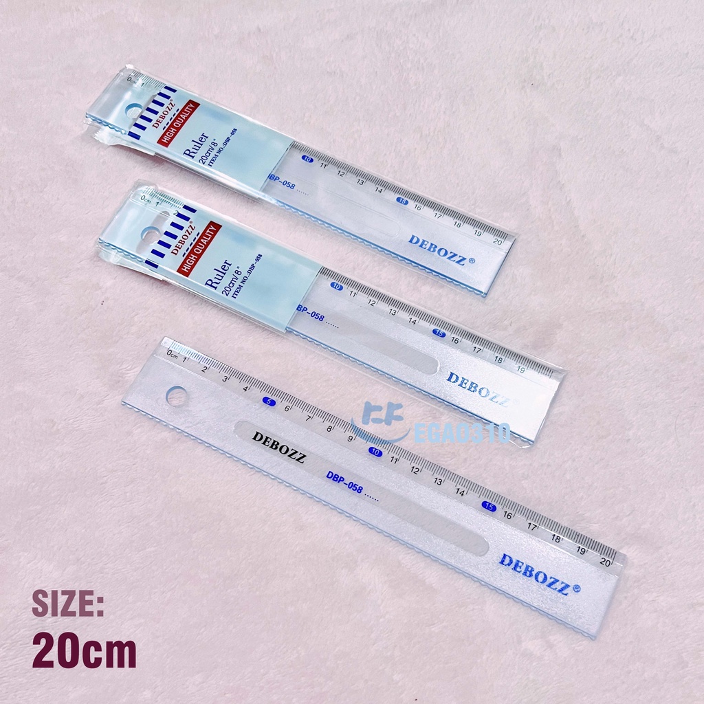 

Penggaris - Debozz 20cm