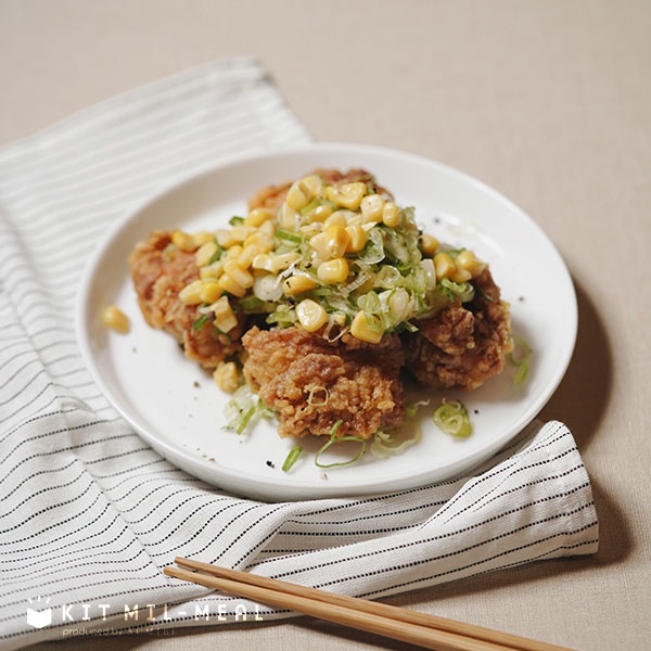 

MENU A LA CARTE CHICKEN KARAAGE SAUCE NEGISHIO