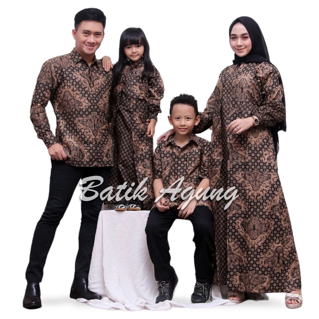 Baju Couple Keluarga Mewah Premium / Sarimbit Orang Tua Anak Original / Baju Kondangan Keluarga