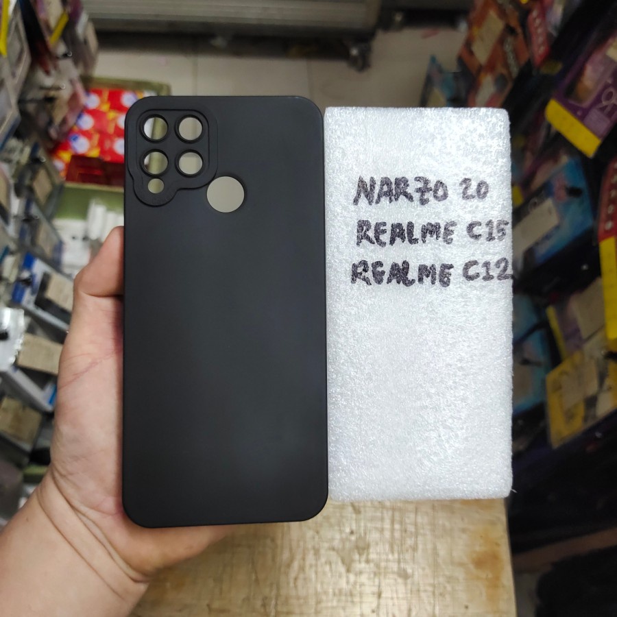 NARZO 20 / REALME C15 / REALME C12 , REALME C1 karet softcase silikon karet