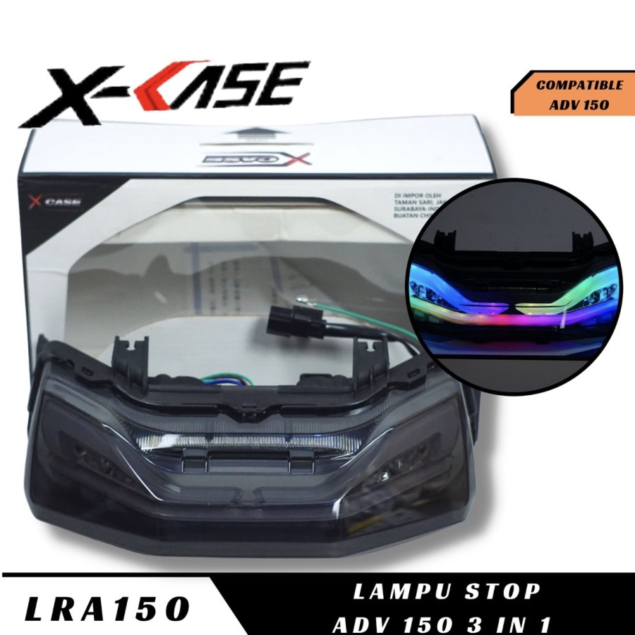 STOPLAMP ADV 150 RGB WELCOME LIGHT RUNNING X-CASE