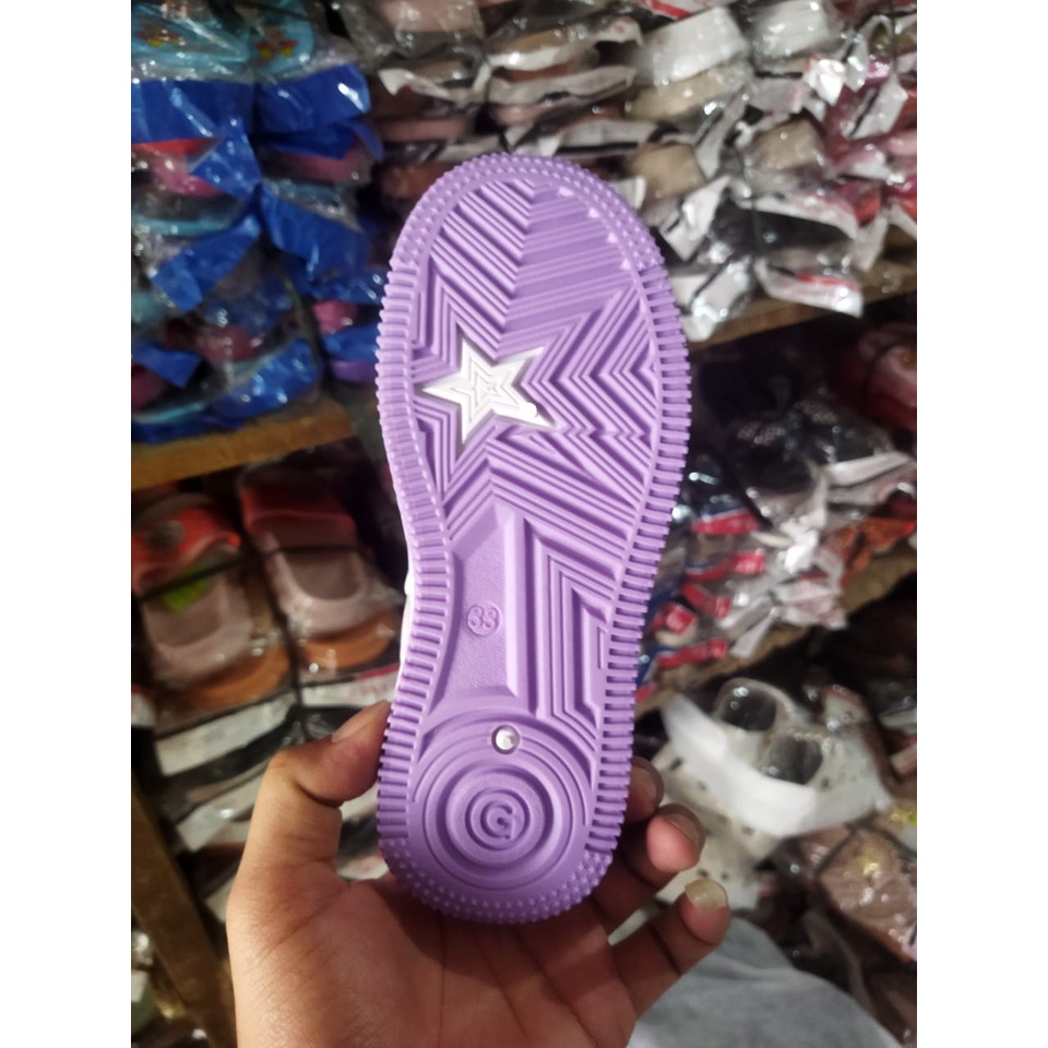 sepatu sneakers anak perempuan frozen import terbaru B-D9 (26-37) sepatu anak perempuan termurah