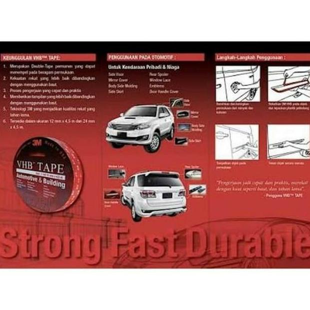 

ORIGINAL 3M DOUBLE TAPE VHB 24MM SUPER KUAT TAHAN LAMA SUPER LENGKET KI41