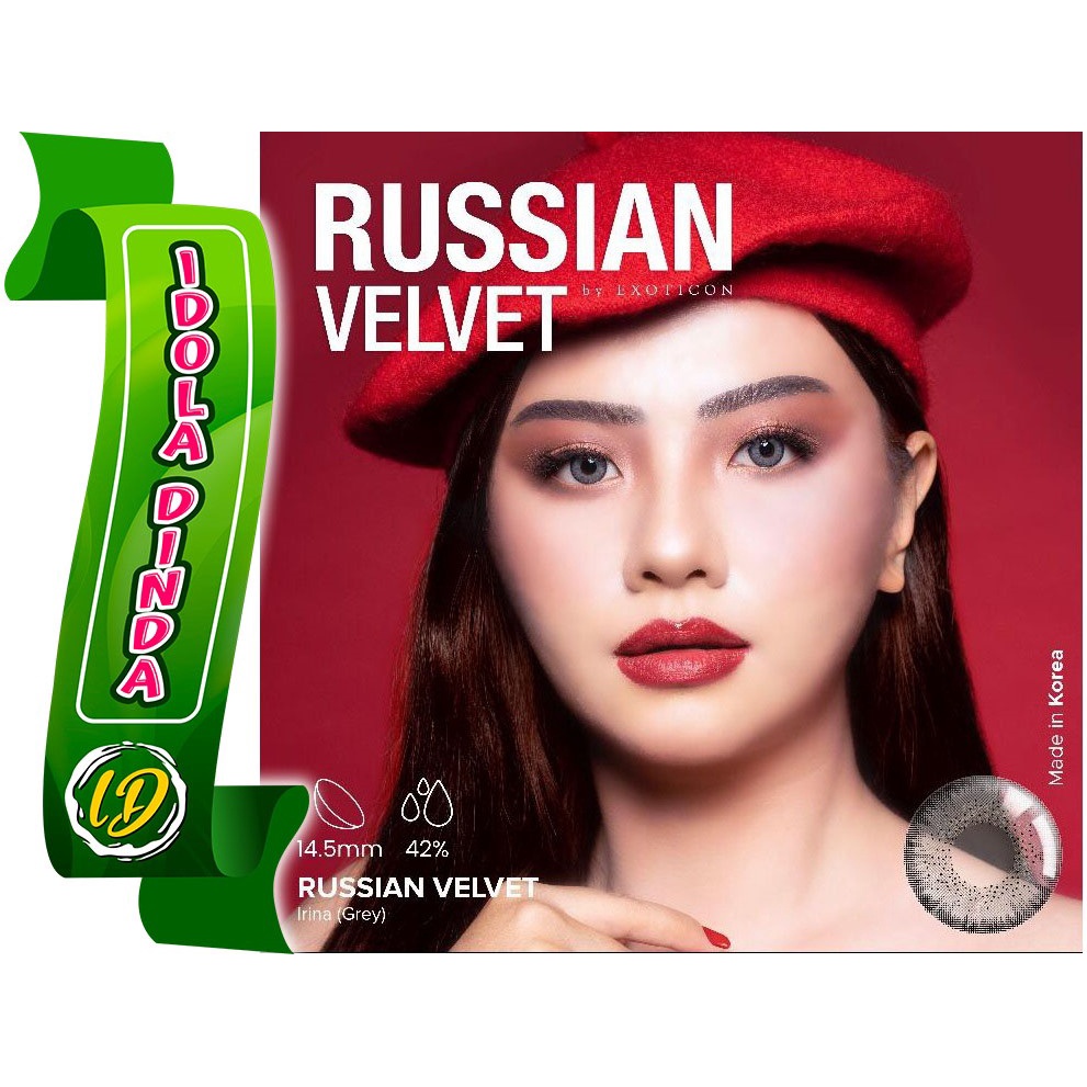 RUSSIAN VELVET SOFTLENS 14.5 MM BY EXOTICON X2 | SOFTLEN | LENSA KONTAK | CONTACT LENS