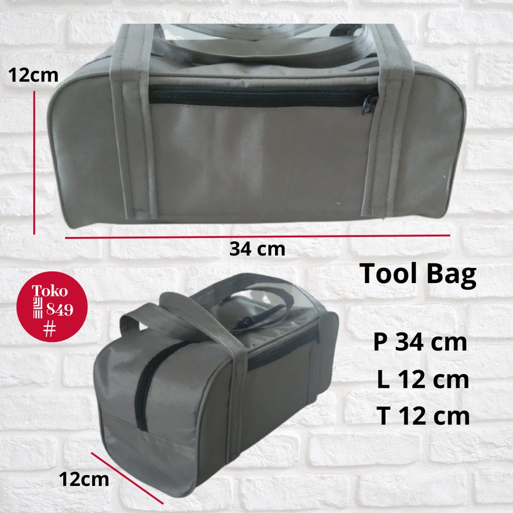 Tool bag tas perlengkapan alat tukang kunci pas mobil motor tas perkakas serbaguna penyimpanan alat 