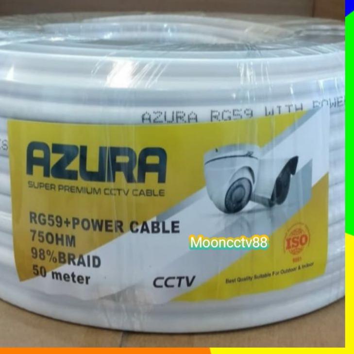 ➬ Kabel Cctv RG59+Power 50 Meter Kabel Power Cctv ✿