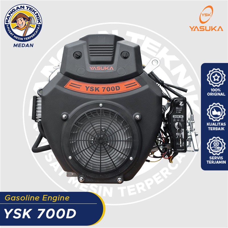 MESIN PENGGERAK BENSIN YASUKA | YSK 700D | MESIN 2 SILINDER