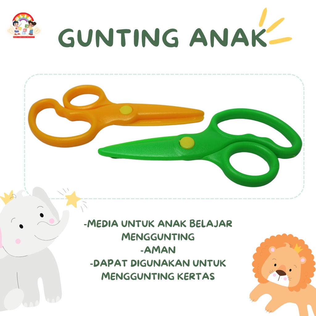 

Gunting / Gunting Anak/ Gunting Kertas / Gunting Mainan Anak