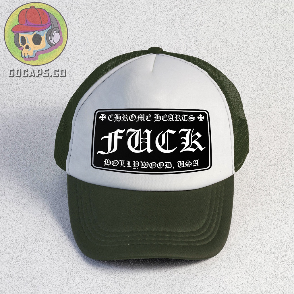 Gocaps - Topi Jaring Trucker Chrome Unisex (Premium Quality) - Fvck