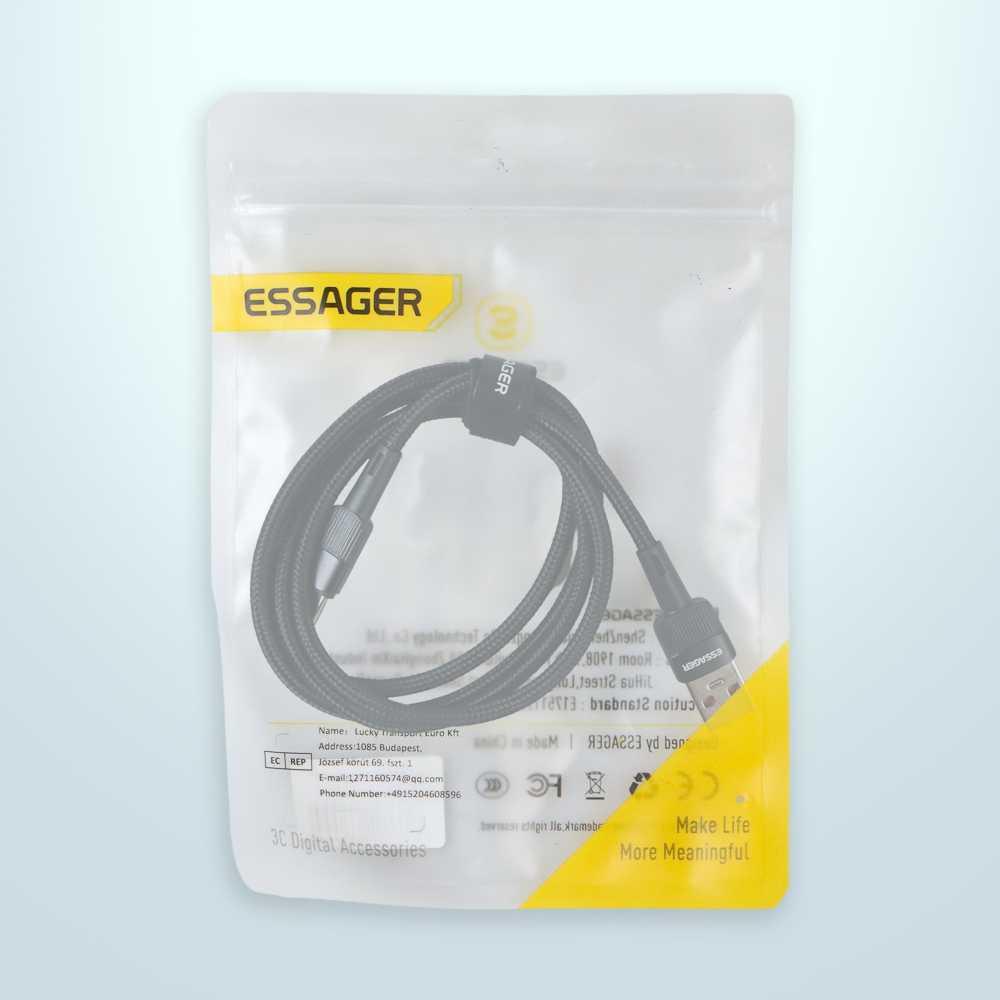 Essager Kabel Charger USB Type C Fast Charging 1 meter 66W - EXCT-XC01 - Black