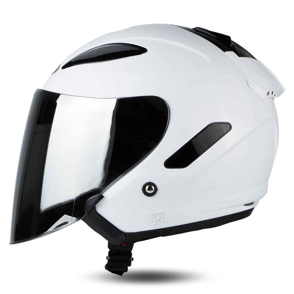Helm Galaxy Half Face Flat  SNI