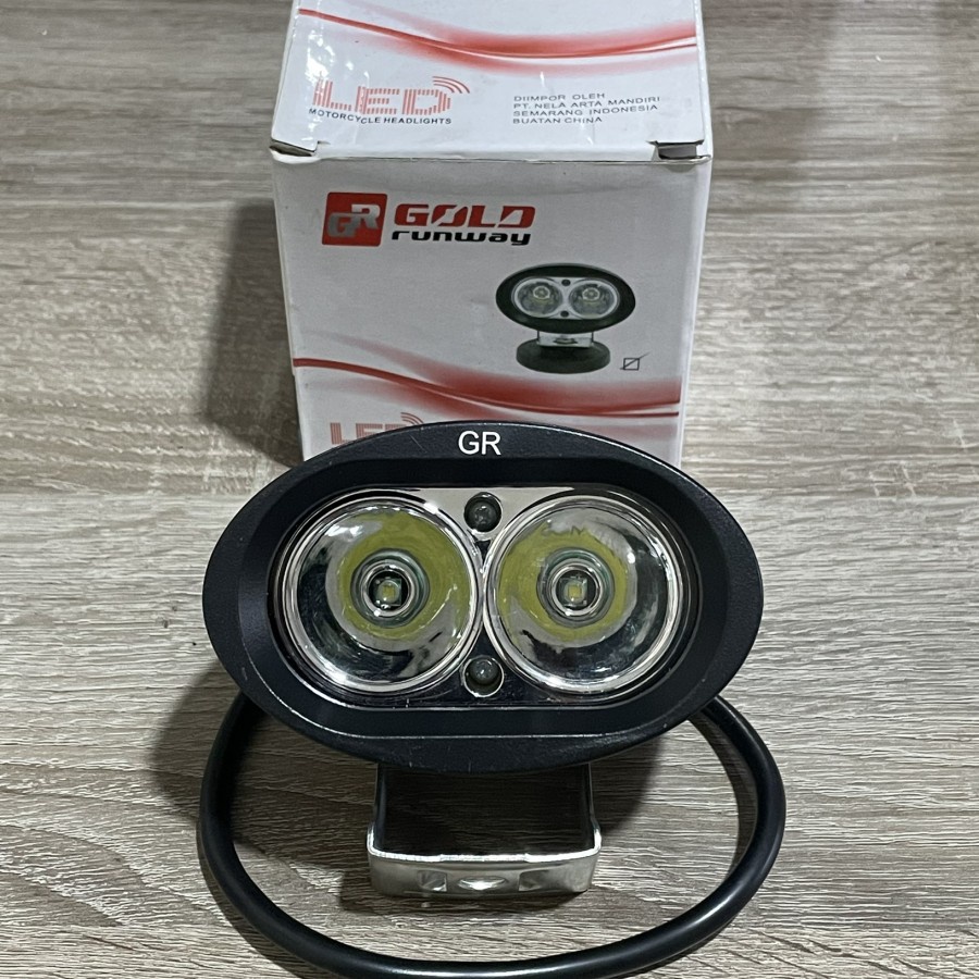 LAMPU TEMBAK SOROT LED 2 MATA OWL 20WATT 1 MODE WORKLIGHT CREE 2 MATA