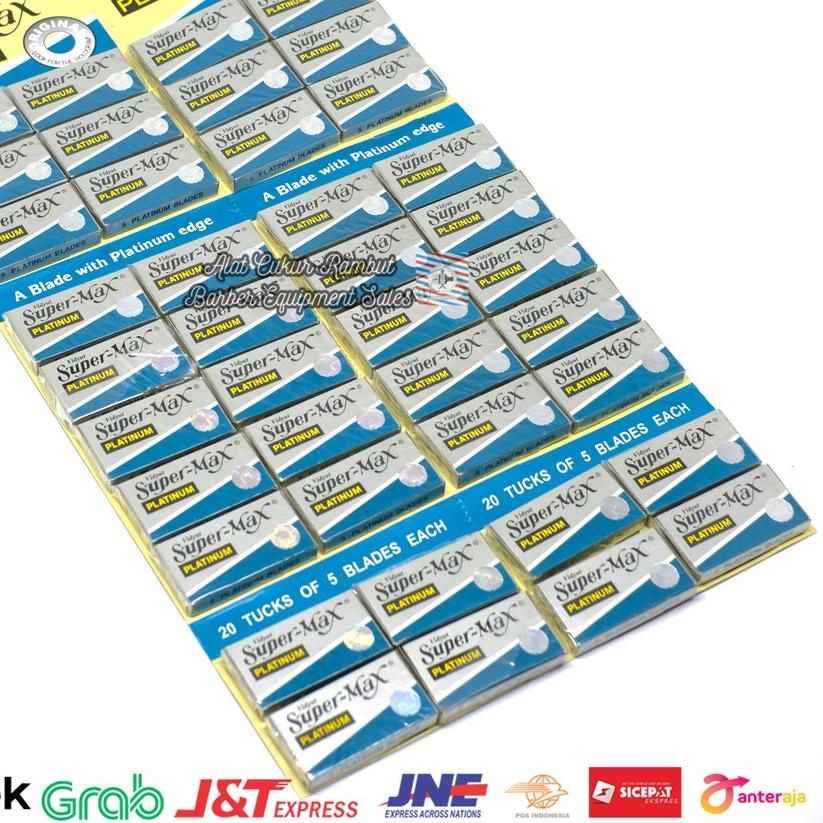 ♪ Silet Supermax Silet Super Max Platinum Silet  Silet Pangkas Rambut ➤