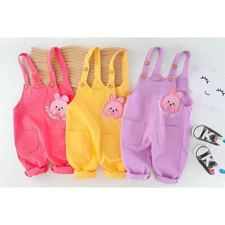 Overall Anak Perempuan Jumpsuit Anak Perempuan Set GRETA Baju Anak Import