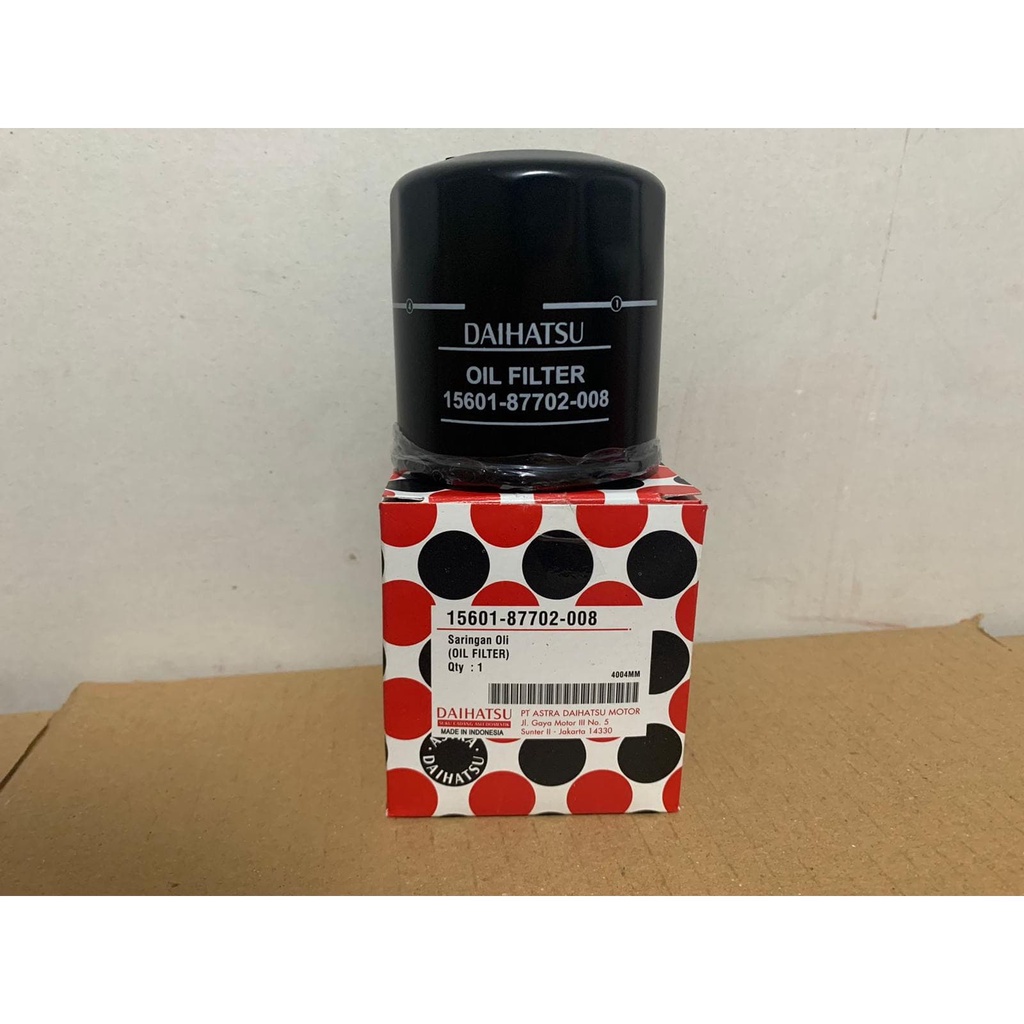 Filter Oli Avanza Xenia Agya Ayla Rush Terios 15601-87702-008 Daihatsu