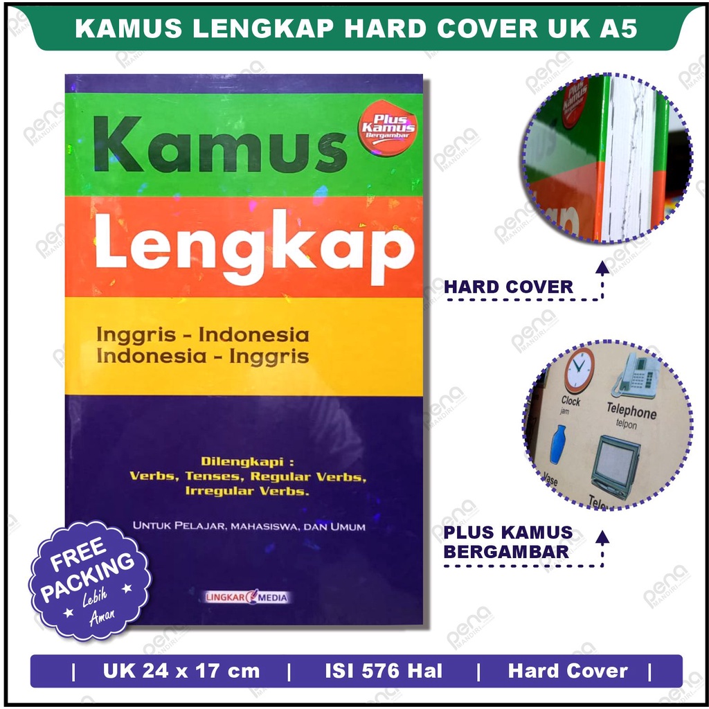 Kamus Lengkap Inggris-Indonesia Indonesia-Inggris Lux Hardcover - Kamus Lux LM