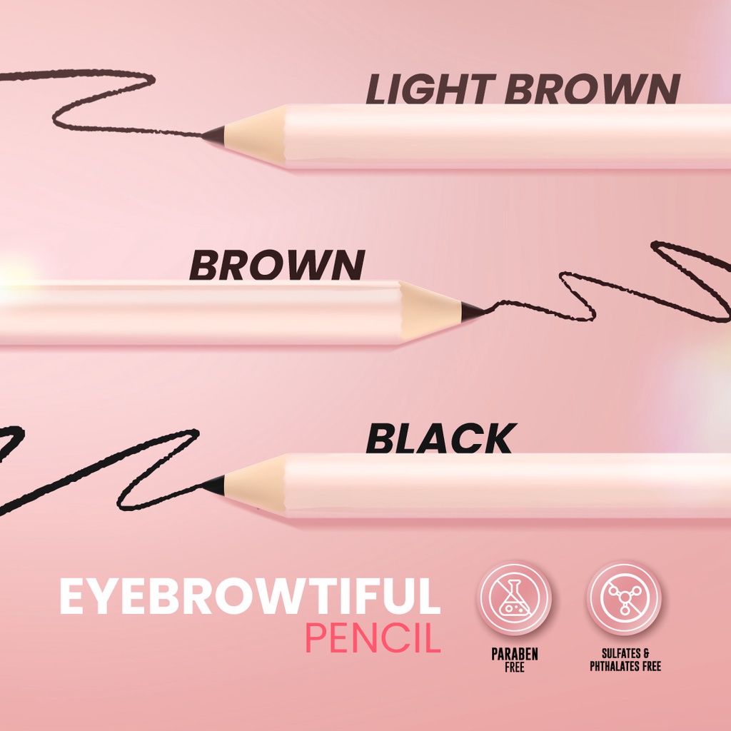 HANASUI Eyebrowtiful Pencil Indonesia / Pensil Alis 1.6g BPOM