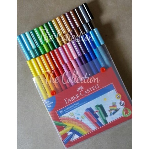 

ATK0238FC plastik 30 warna 155077L connector pen Faber Castell spidol