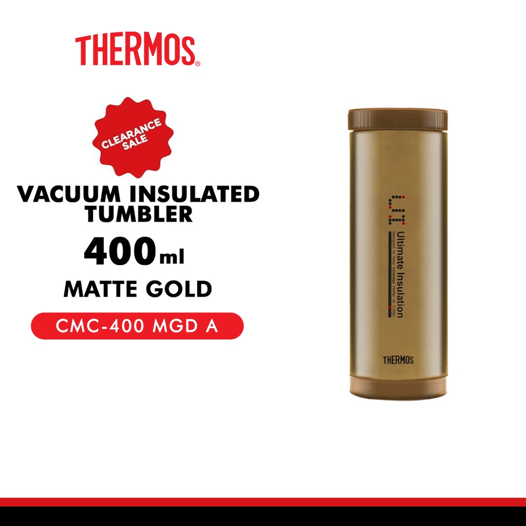 Thermos Vacuum Insulated Tumbler 400ml Gold - CMC400MGD