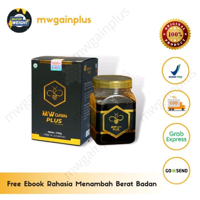 MW Gain PLUS Madu Penggemuk Badan original