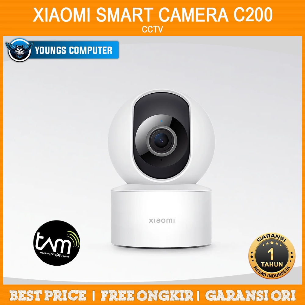 Xiaomi Mi Smart Camera C200 360° FHD 1080P CCTV IP Cam Garansi Resmi