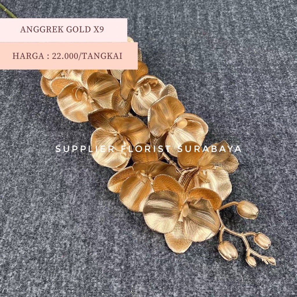 BUNGA EMAS BUNGA GOLD MAWAR GOLD ANGGREK GOLD MAWAR EMAS ANGGREK EMAS ANTHURIUM EMAS ANTHURIUM GOLD PALEM GOLD DAUN EMAS DAUN GOLD DAUN PALSU IMITASI BUATAN DAUN EUCALYPTUS MERAK KIPAS GOLD EMAS MAS