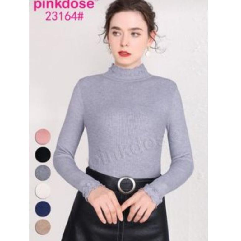 TERMURAH BODYFIT MANSET KRIWIL RAJUT PREMIUM IMPORT PINKDOSE 23164