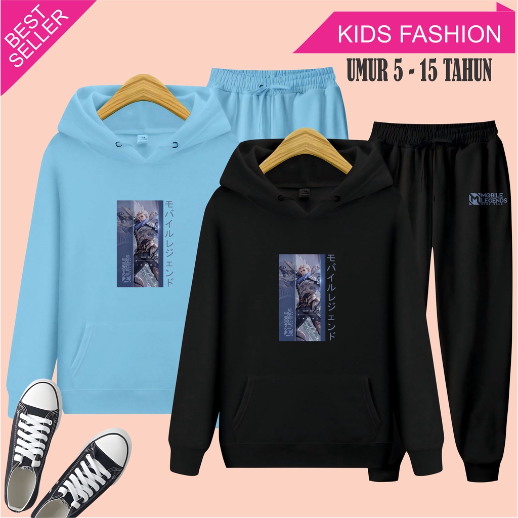 MCL - Setelan Hoodie Anak Alucard Mlbb