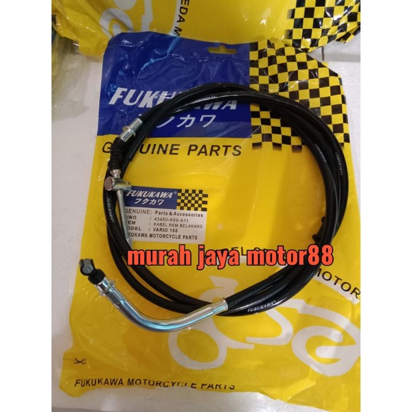 KABEL REM TALI REM BELAKANG VARIO 150 VARIO 125 ESP MERK FUKUKAWA ASLI