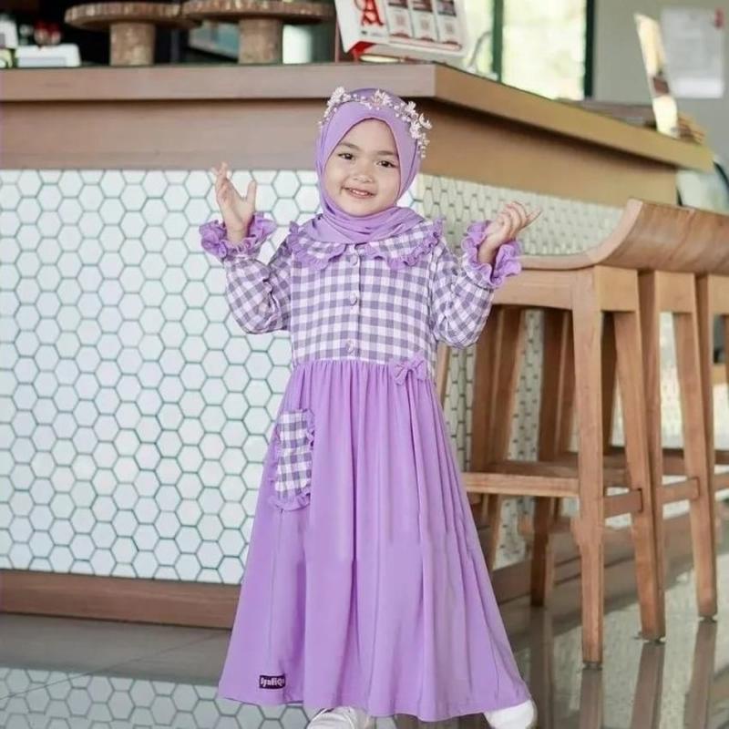 Baju Gamis Anak Dress Anak Tanggung Anak2 Baju Ngaji Import Perempuan  Baju Muslim Anak Perempuan