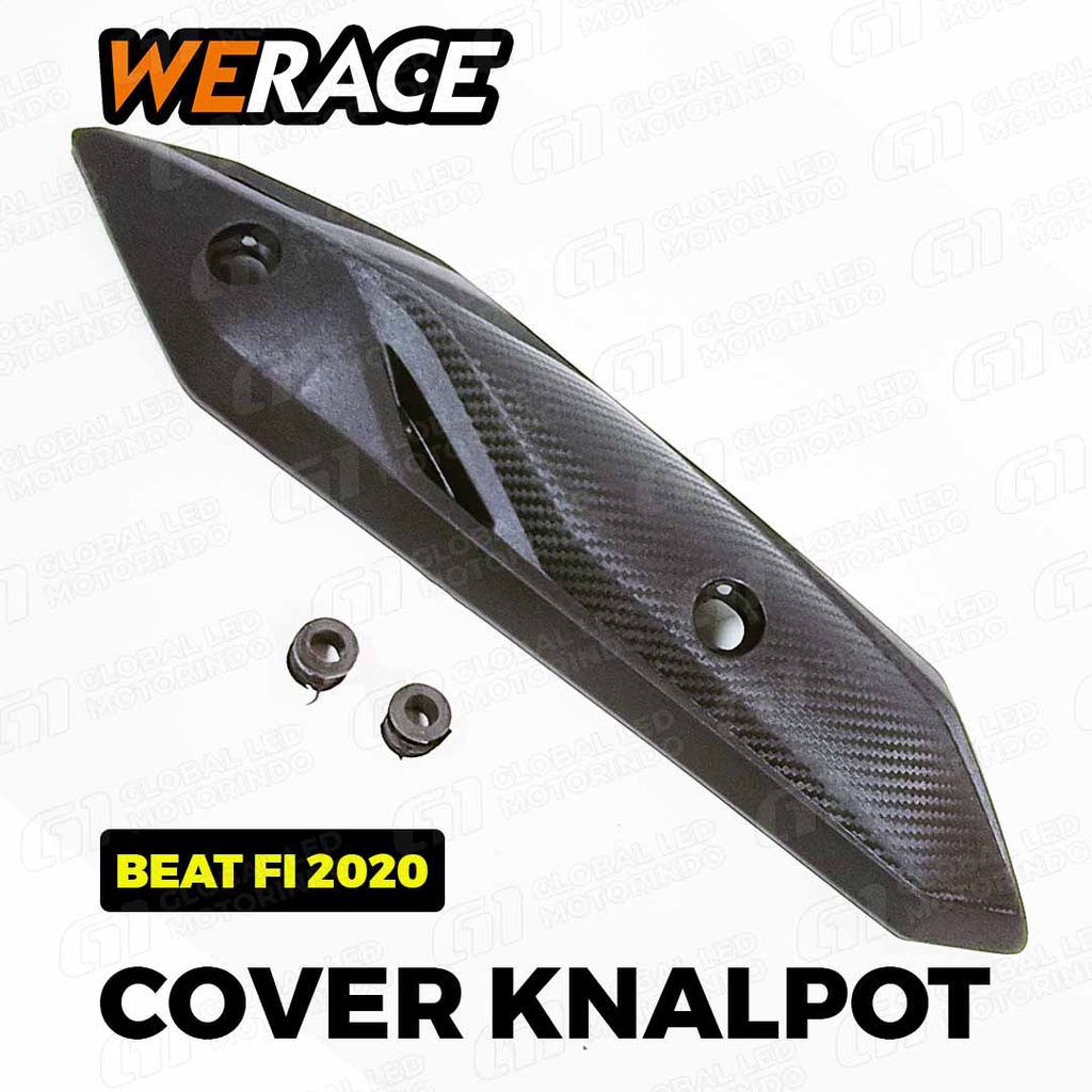 [WERACE] Cover Pelindung / Tutup Tameng Knalpot Standar Honda Beat FI 2020